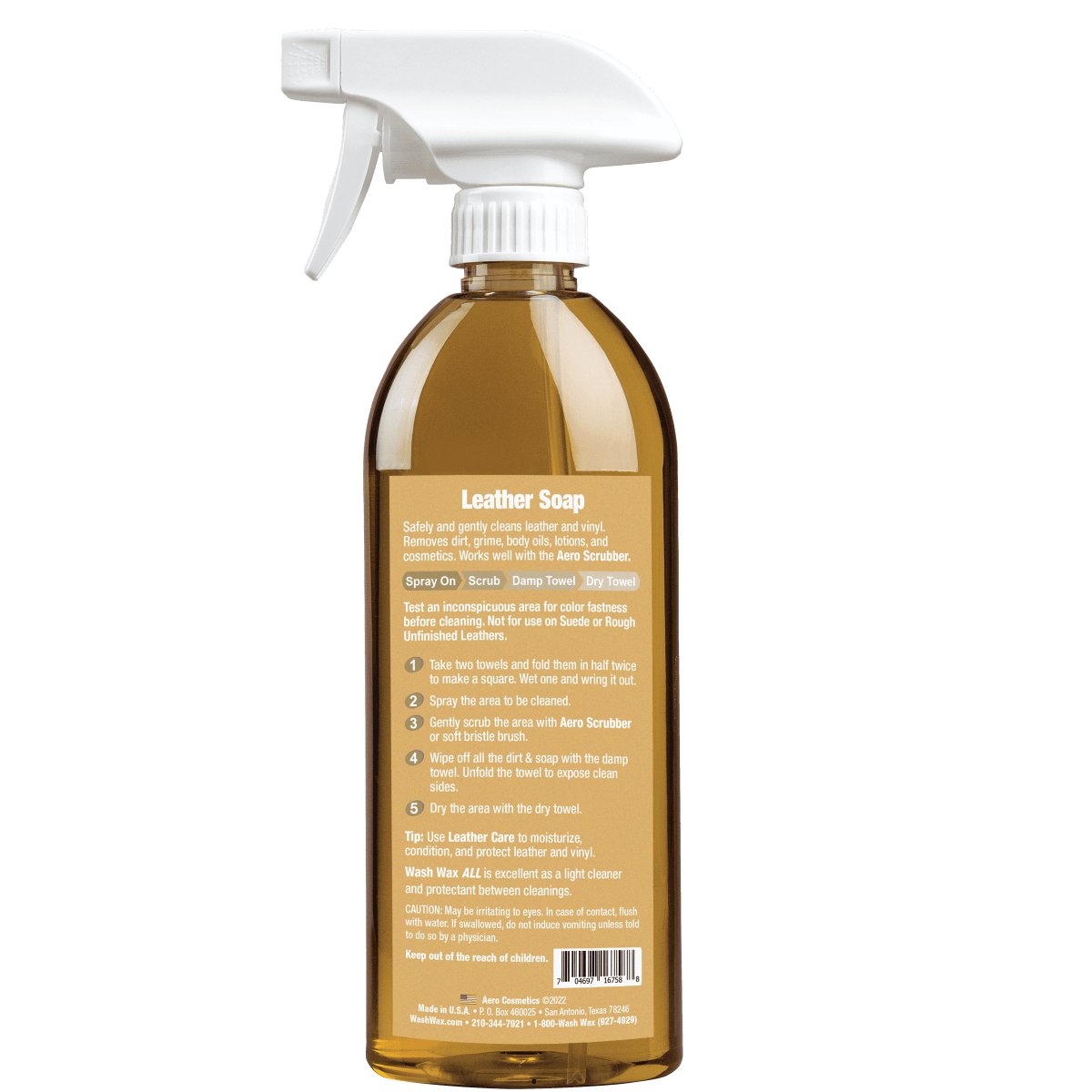 Leather Soap 16 Fl. oz - Leather & Vinyl Cleaner