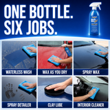 Wash Wax ALL™ 16.9 Fl. oz [2-Pack] - Waterless Wash Cleaner and Protectant