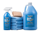 Wet or Waterless Car Wash Wax Kit 144 Ounces. Aircraft Quality for Your Car, RV, Boat, Motorcycle. Aero Cosmetics